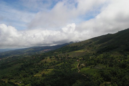 Vista do Castelo do Folgosinho